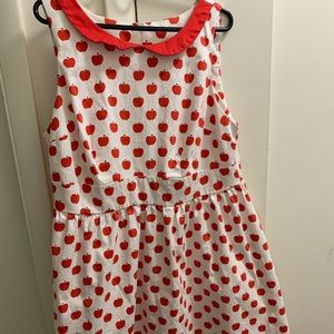 Apple print dress